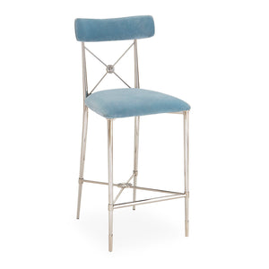   Velvet Counter Stool | Oroa.com