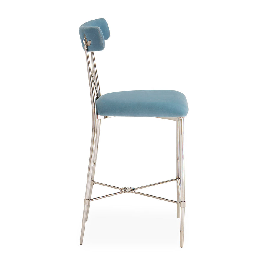   Velvet Counter Stool | Oroa.com