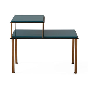   Teal Lacquered Telephone Table | Oroa.com