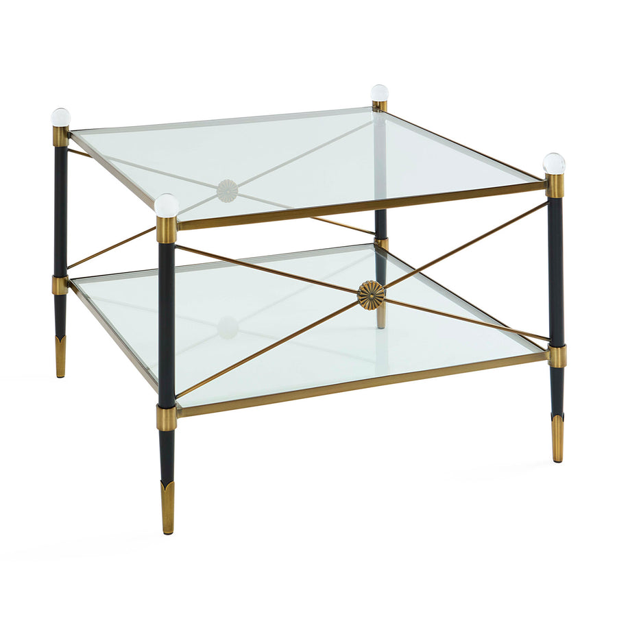   Two-Tier Glass Coffee Table | Oroa.com