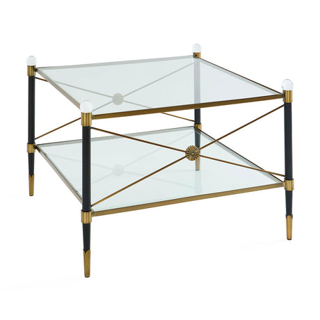   Two-Tier Glass Coffee Table | Oroa.com