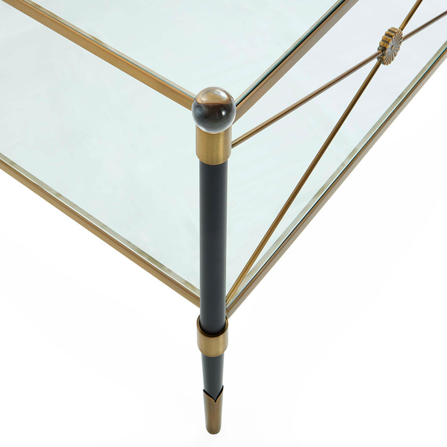   Two-Tier Glass Coffee Table | Oroa.com