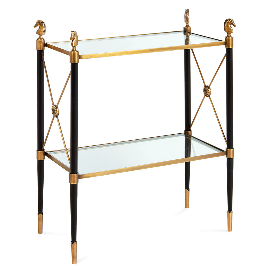   Two-Tier Glass Side Table | Oroa.com