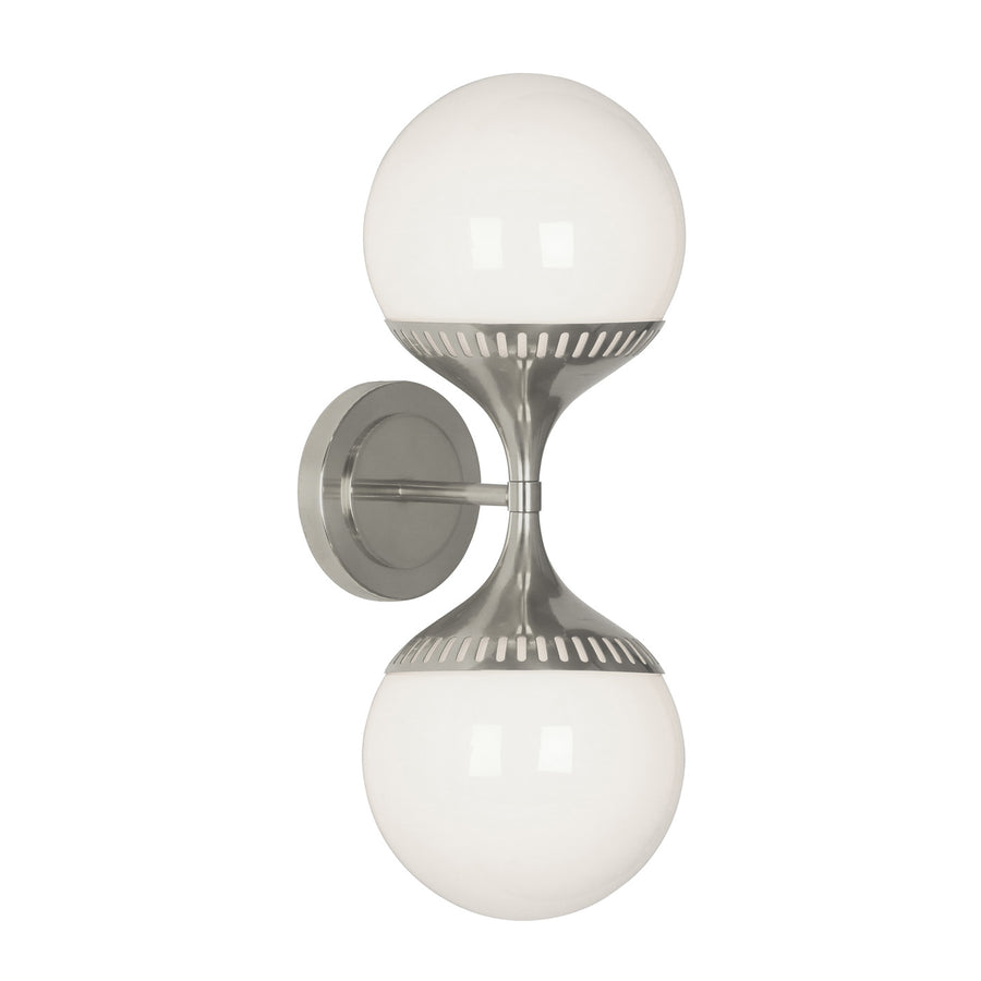   Double White Glass Wall Lamp | Oroa.com