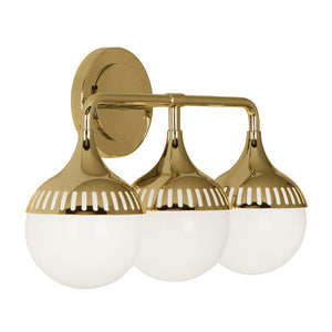   Three-Light Glass Wall Lamp | Oroa.com