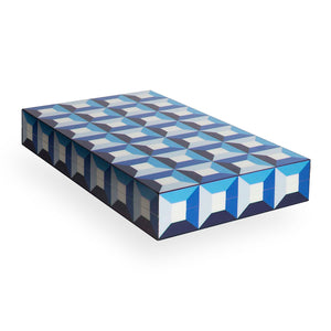   Geometric Patterned Backgammon Set | Oroa.com
