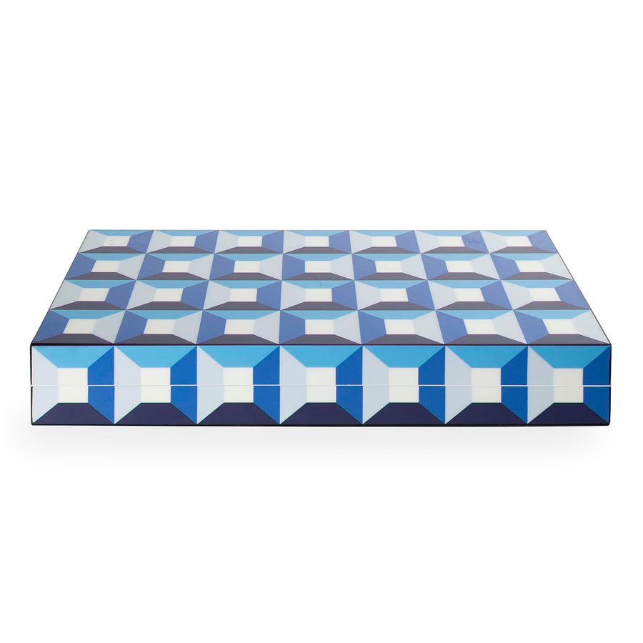   Geometric Patterned Backgammon Set | Oroa.com