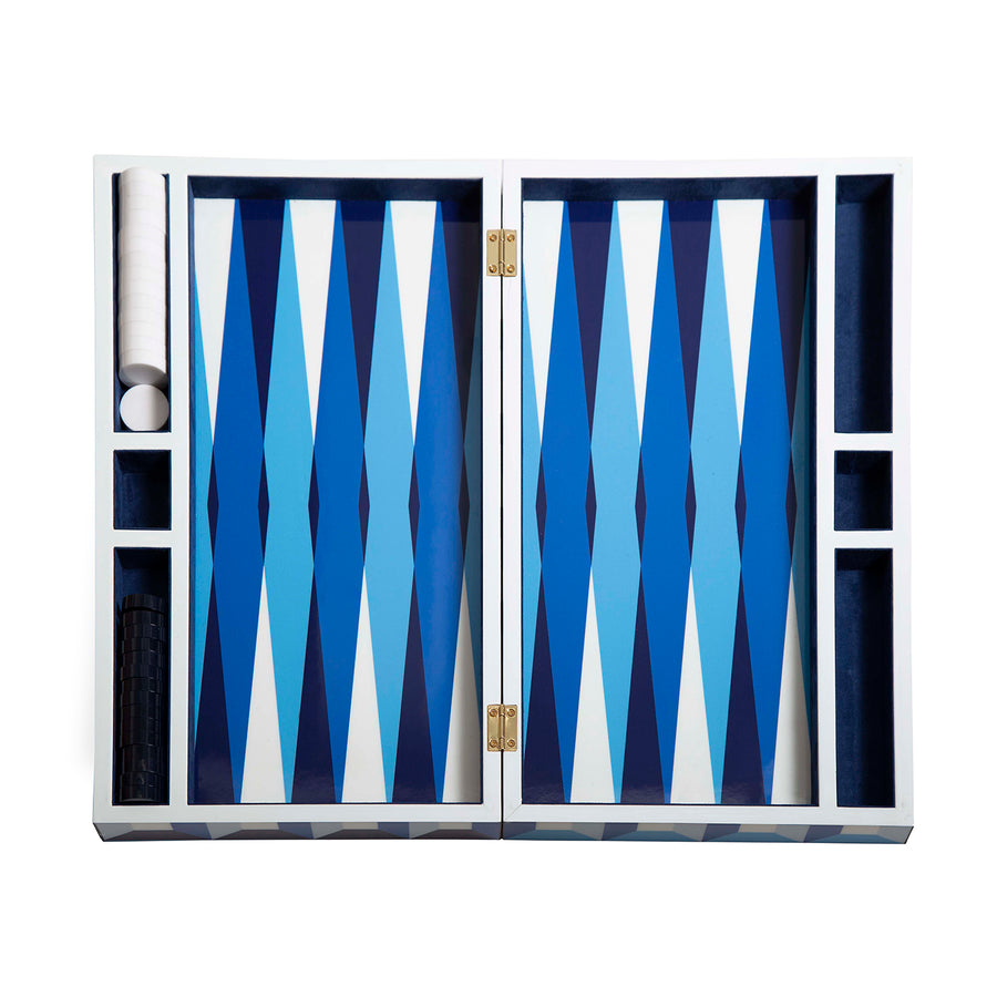   Geometric Patterned Backgammon Set | Oroa.com