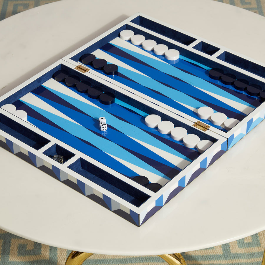   Geometric Patterned Backgammon Set | Oroa.com