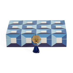   Geometric Pattern Lacquer Jewelry Box | Oroa.com