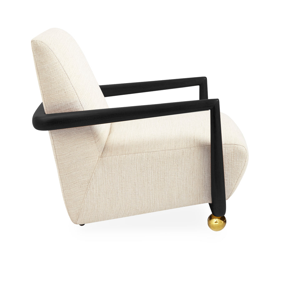   Golden Orb Leg Club Chair | Oroa.com