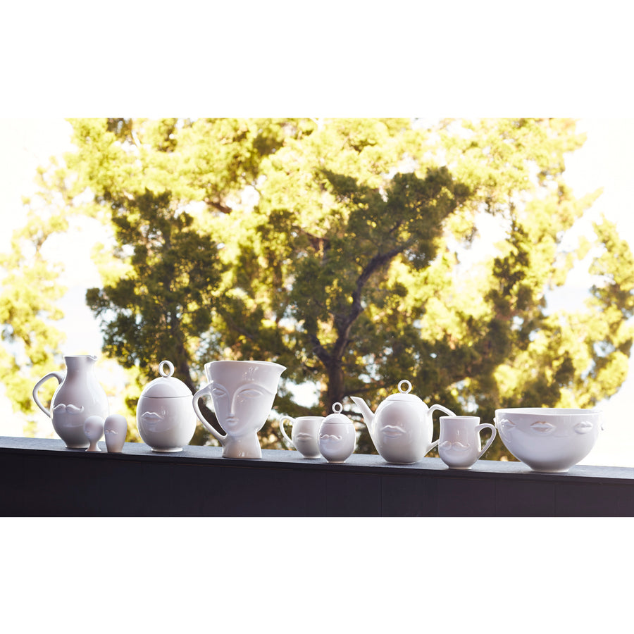   Glossy Porcelain Face Pitcher | Oroa.com