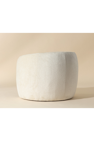   Modern European furniture - White Curved Lounge Chair - www.oroa.com | Oroa.com