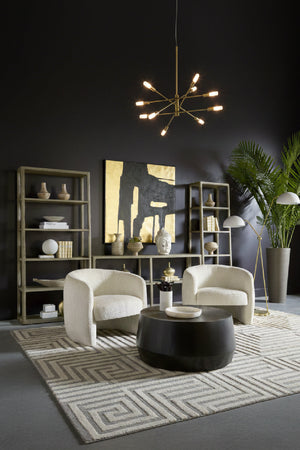   Modern European furniture - White Curved Lounge Chair - www.oroa.com | Oroa.com