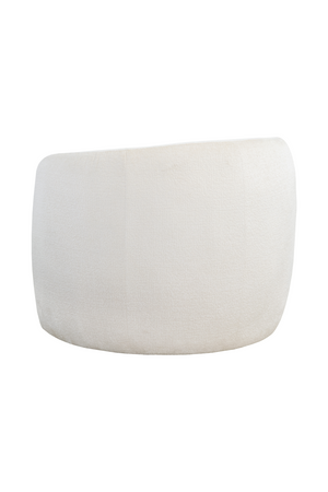   Modern European furniture - White Curved Lounge Chair - www.oroa.com | Oroa.com