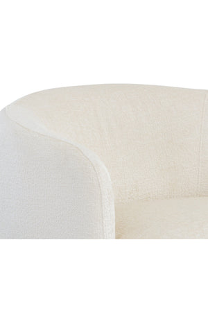   Modern European furniture - White Curved Lounge Chair - www.oroa.com | Oroa.com