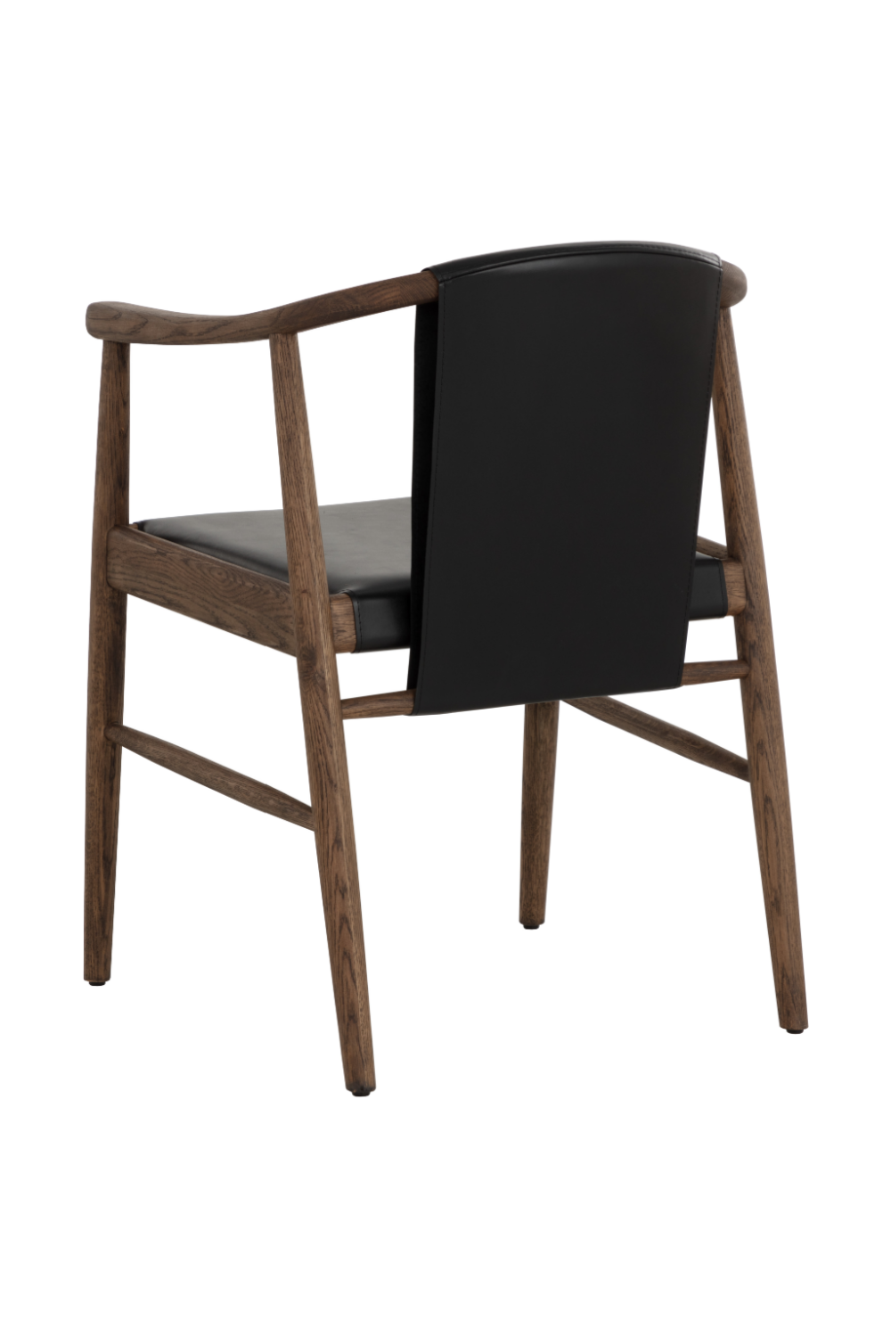   Modern European furniture - Oak Black Leather Dining Chair - www.oroa.com | Oroa.com