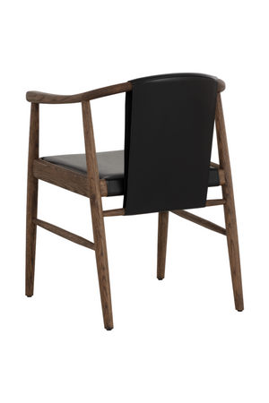   Modern European furniture - Oak Black Leather Dining Chair - www.oroa.com | Oroa.com