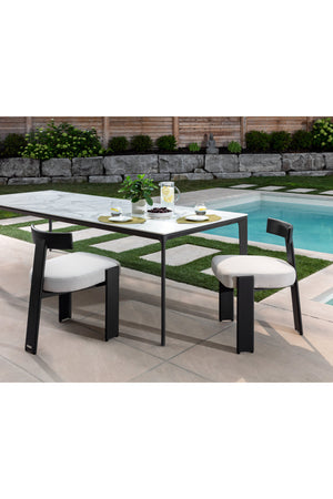   Modern European furniture - T-Shaped Back Indoor/Outdoor Dining Chairs (2) - www.oroa.com | Oroa.com