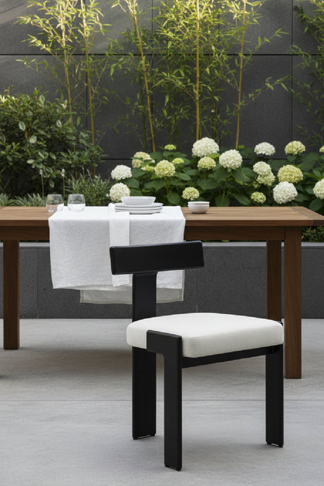   Modern European furniture - T-Shaped Back Indoor/Outdoor Dining Chairs (2) - www.oroa.com | Oroa.com