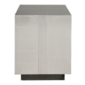   Nickel-Plated Bedside Table | Oroa.com