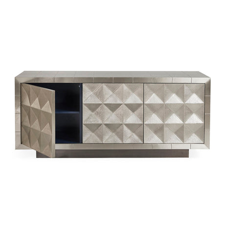   Nickel-Plated Faceted Sideboard | Oroa.com