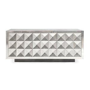   Nickel-Plated Faceted Sideboard | Oroa.com