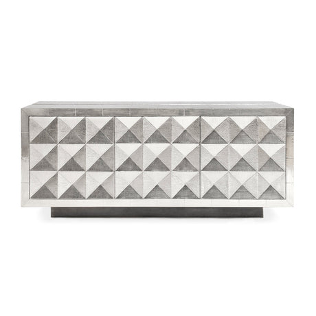   Nickel-Plated Faceted Sideboard | Oroa.com