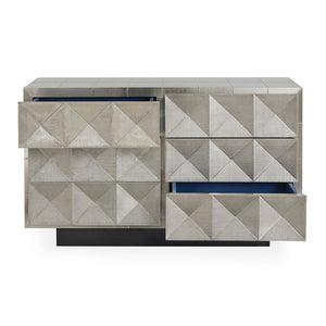   Nickel-Plated 6-Drawer Dresser | Oroa.com