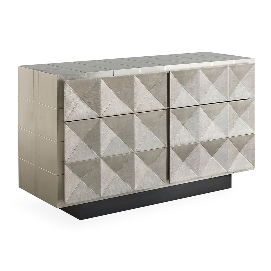   Nickel-Plated 6-Drawer Dresser | Oroa.com