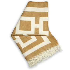   Baby Alpaca Fringed Throw | Oroa.com