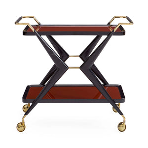   Painted Glass Bar Cart | Oroa.com