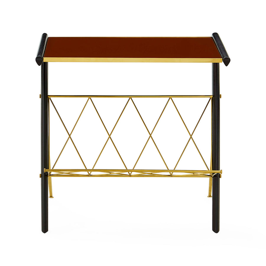   Angled Leg Magazine Side Table | Oroa.com