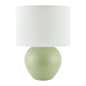   Modern European furniture - White Linen Ceramic Table Lamp - www.oroa.com | Oroa.com