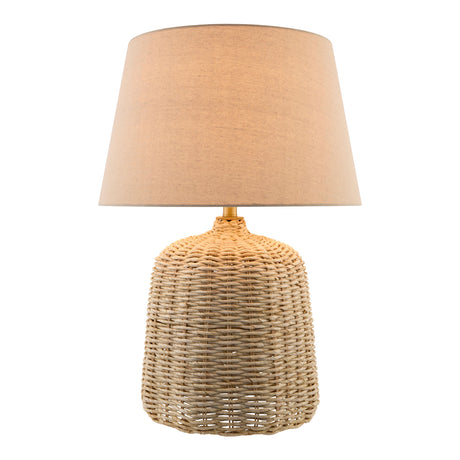   Modern European furniture - Beige Rattan Table Lamp - www.oroa.com | Oroa.com