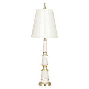   Brass Accent Lacquered Buffet Lamp | Oroa.com