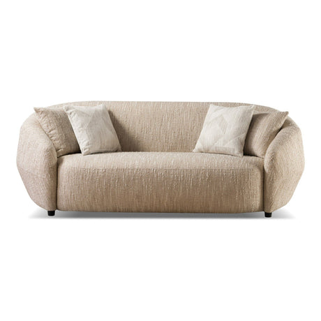   3 Seater Beige Fabric Sofa | Oroa.com