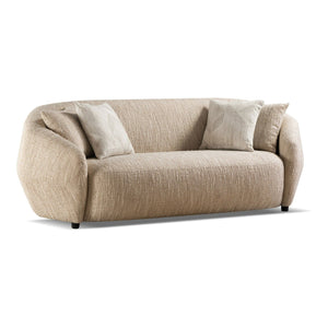   3 Seater Beige Fabric Sofa | Oroa.com