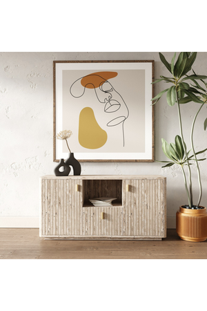   Travertine Horizontal File Cabinet | Oroa.com