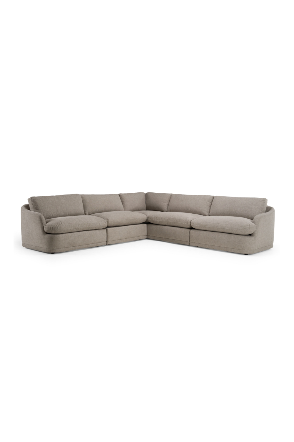   Gray Fabric Sectional Sofa | Oroa.com