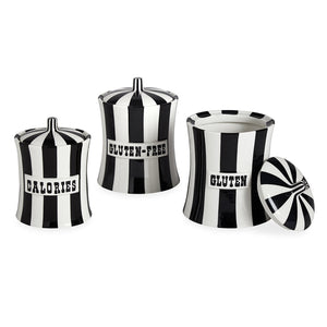   Stripes Porcelain Canister | Oroa.com