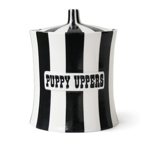   Black & White Porcelain Canister | Oroa.com