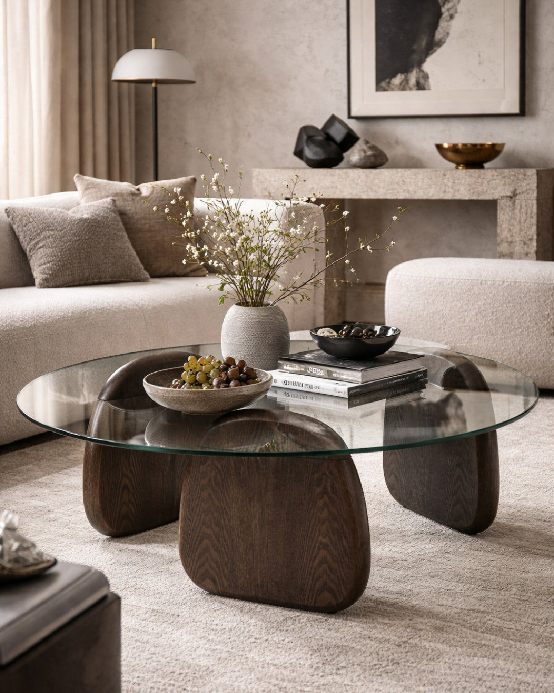   wood glass coffee table - www.oroa.com | Oroa.com