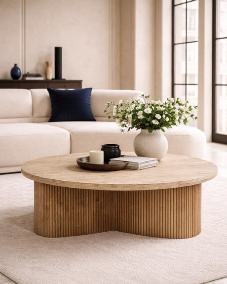   wood round coffee table - www.oroa.com | Oroa.com