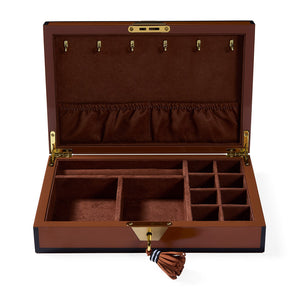   Brown Lacquer Jewelry Box | Oroa.com
