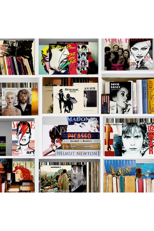   Shelf of Iconic Touchstones Art Print | Oroa.com