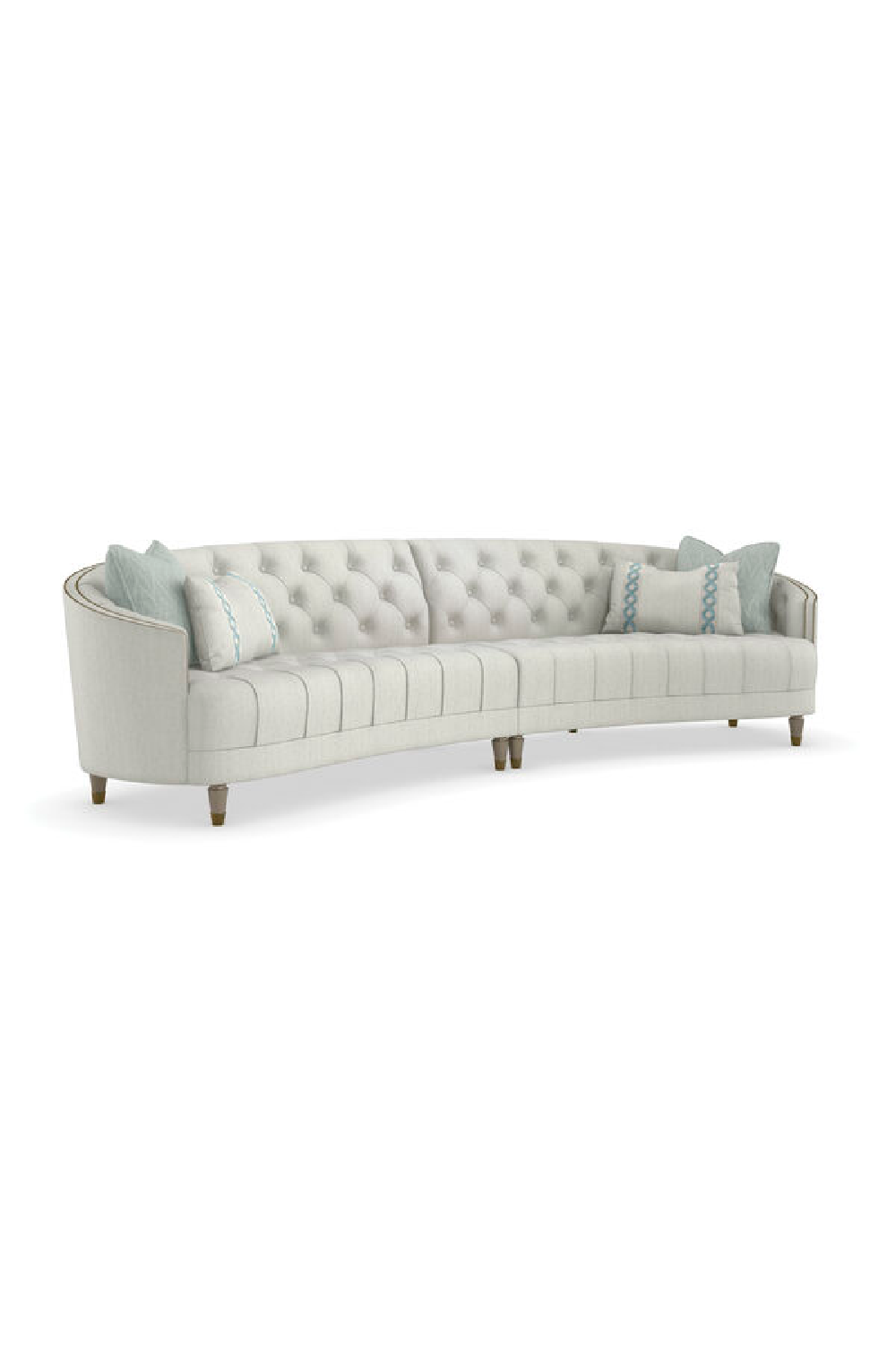   Nail-Trimmed Tufted Sofa | Oroa.com