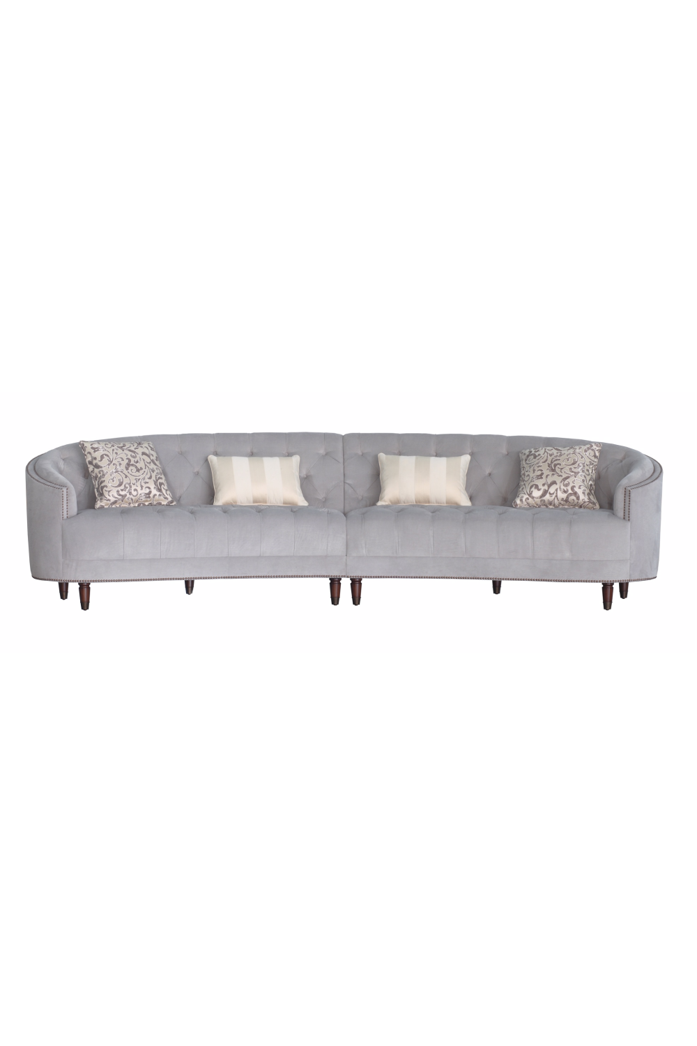   Nail-Trimmed Tufted Sofa | Oroa.com