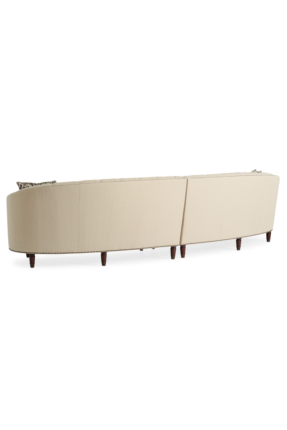  Nail-Trimmed Tufted Sofa | Oroa.com