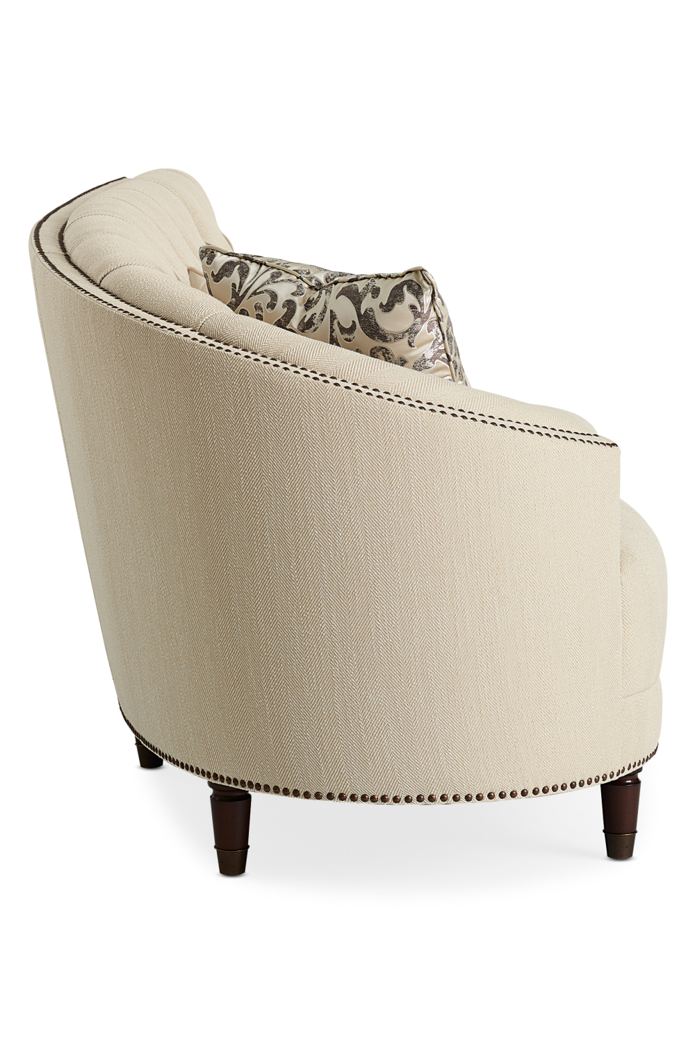   Nail-Trimmed Tufted Sofa | Oroa.com